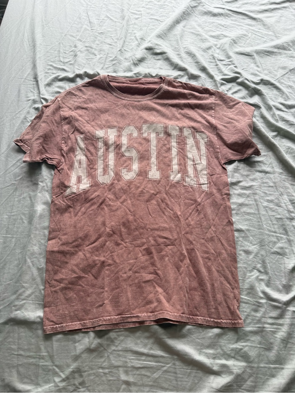 Altar'd State Mauve Pink 'AUSTIN' Short Sleeve Tee